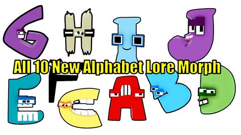 New How To Find All 10 New Alphabet Lore Morphs In Find The Alphabet Lore Morph Youtube