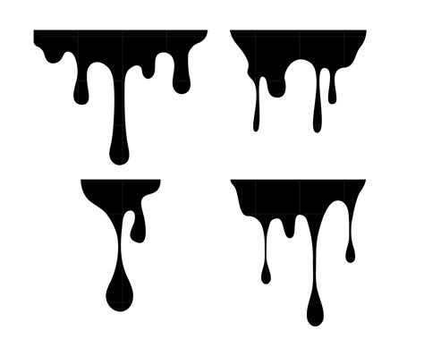 Dripping Svg Blood Svg Graffiti Svg Dripping Borders Bundle Etsy Images