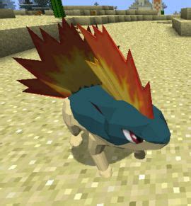 When the holder is hit by an attack, the attacker is removed from battle. Quilava | Pokemon, Cool minecraft, Minecraft mods