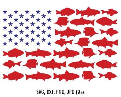 Download Fishing USA flag SVG, Fishing svg, Bass svg, 4th of july ...