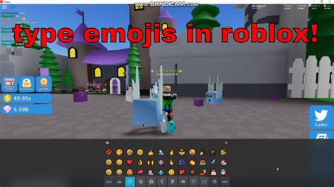How To Type Emojis In Roblox Youtube