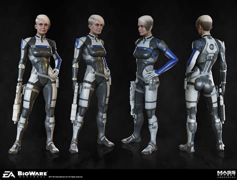 The Art Of Mass Effect Andromeda Sci Fi Character