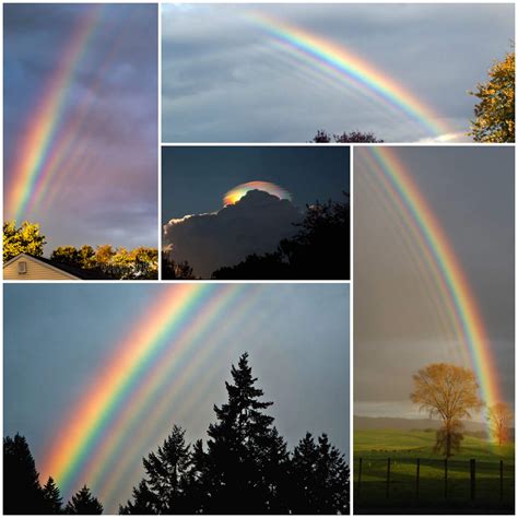 Supernumerary Rainbows And A Pileus Iridescent Cloud Roddlysatisfying