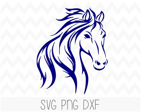 Horse Head Svg File Pony Cut For Cricut Animal Cutting Etsy