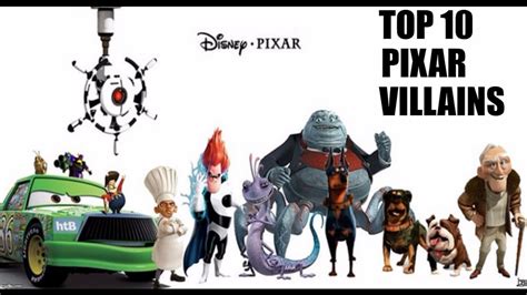Top 10 Pixar Villains Youtube