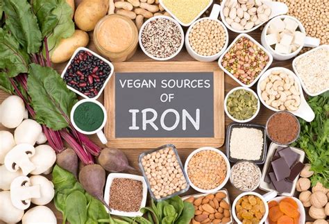 vegan iron sources and supplements uk