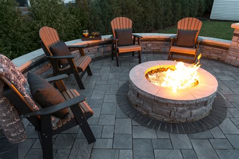 Traditional wicker or bamboo patio furniture now comes in a variety of weights, colors and pricing tiers. Unilock Rivercrest in Coast Slate - Astro Masonry