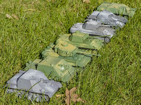 Kvvdi 2 Sets 172 Scale Model Tanks Kits To Build Upgrade 3d Puzzle