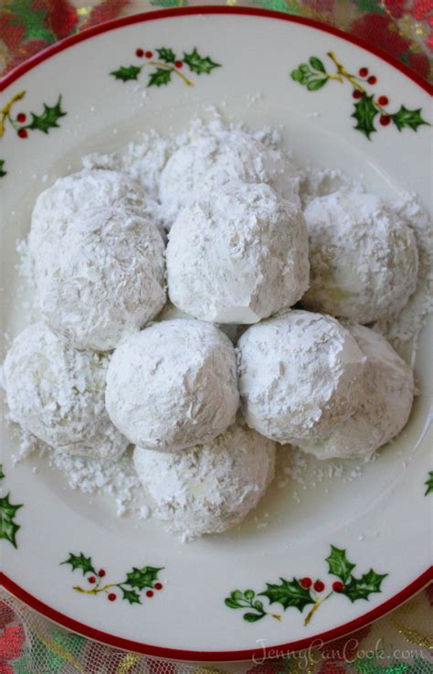 easy snowball cookies jenny can cook