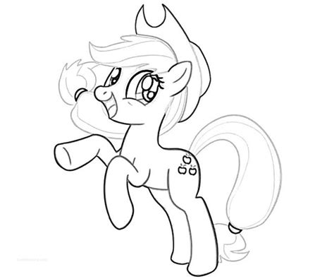 Applejack Coloring Coloring Pages