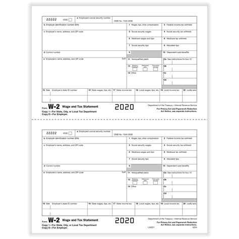 W 2 Laser Form Copy D W 2 Tax Form Copy 1 W 2 Forms Formstax