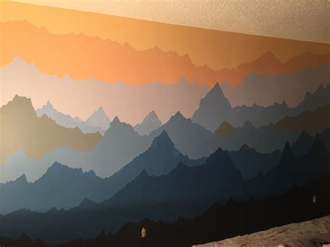 Mountain Mural Wall Painting Lusty Webzine Photo Exhibition