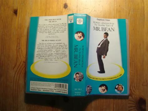 Mr Bean Rowan Atkinson The Terrible Tales Of Bean Vhs Video Kassette £