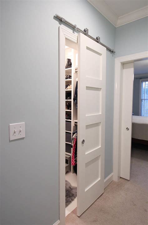 A friend asked me to make an industrial looking closet door for an upscale condo she was. 20 DIY Sliding Door Projects To Jumpstart Your Home's ...