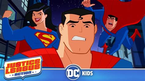 Justice League Action Funniest Superman Moments Dckids Youtube
