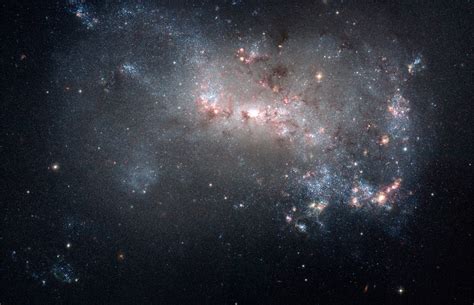 Photo Of Starburst In Ngc 4449 Captured By The Hubble Space Telescope