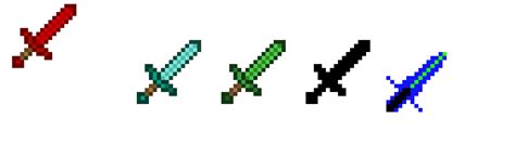 Minecraft Swords | Pixel Art Maker