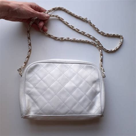 White Leather Bag Etsy Uk