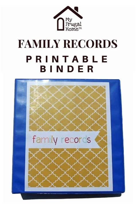 Or do you know how to improvestudylib ui? Printable Family Records Binder - everything you need to ...
