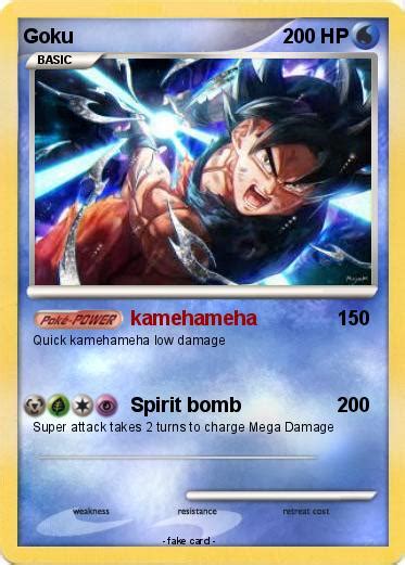 Pokémon Goku 10207 10207 Kamehameha My Pokemon Card