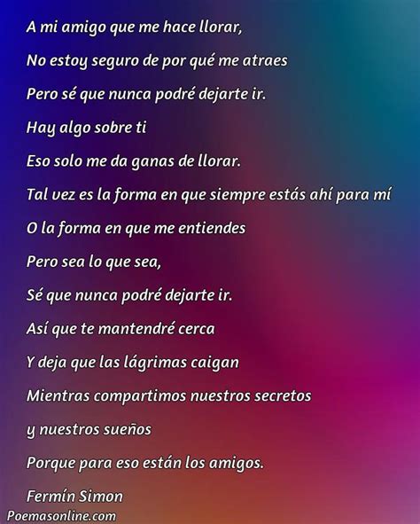 5 Mejores Poemas Para Tu Amiga Que La Haga Llorar Poemas Online