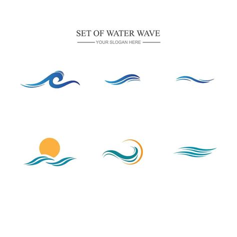 Water Wave Logo 21743276 Vector Art At Vecteezy