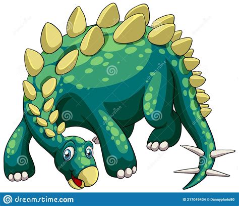 Zentangle Stegosaurus Dinosaur Cartoon Vector Cartoondealer Com My