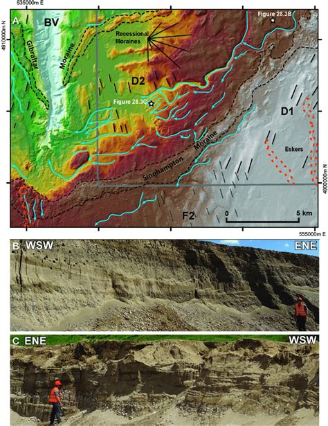 A Digital Elevation Model Dem Image Of Southwest Part Of The