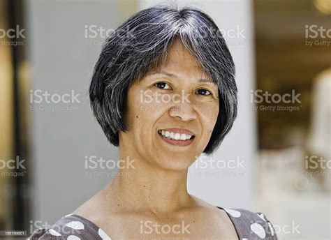 Mature Filipino Woman Stock Photo Download Image Now 45 49 Years