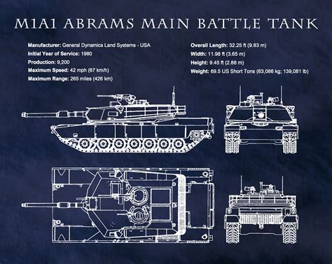 M1A1 Abrams Main Battle Tank M1A1 AIM M1A1D Tank M1A1HC Military