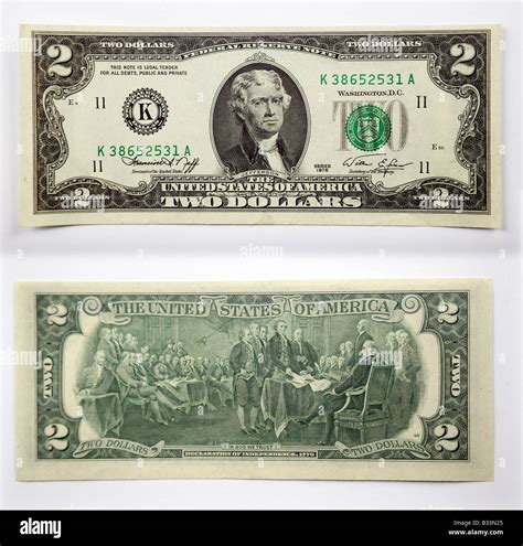 2 Dollar Bank Note Dollars From United States Of America With Americas