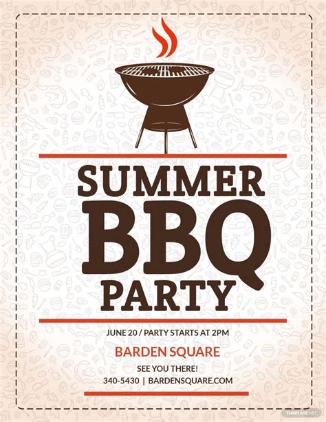 Barbecue Bbq Flyer Template Food Graphic Design Food Poster Design My XXX Hot Girl