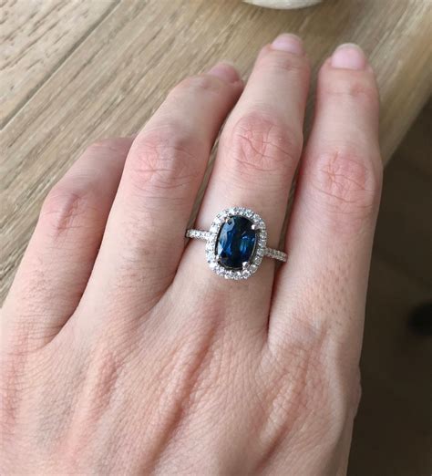 Blue Sapphire Engagement Rings Images And Photos Finder