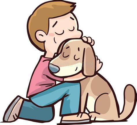Dog Hug Stock Illustrations 5632 Dog Hug Stock Illustrations