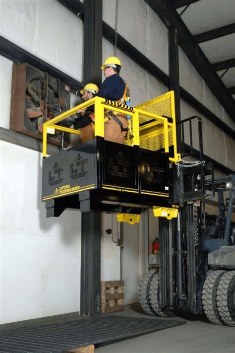 Standard Forklift Man Basket Lifting Technologies