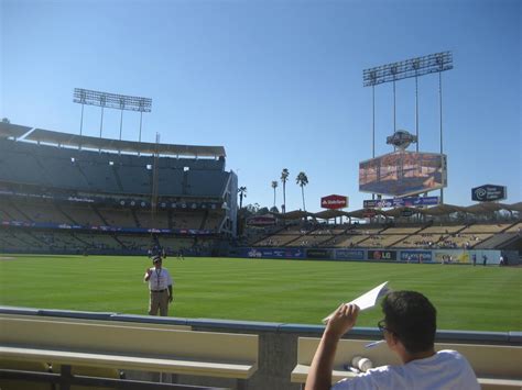 Close But Sunny Dodger Stadium Section 44 Review