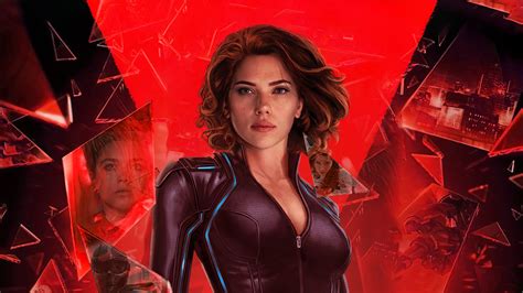 Download Scarlett Johansson Movie Black Widow 4k Ultra Hd Wallpaper By Blusky Design