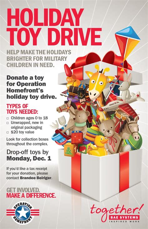 Toy Drive Poster Toy Drive Charity Poster Toy Donation