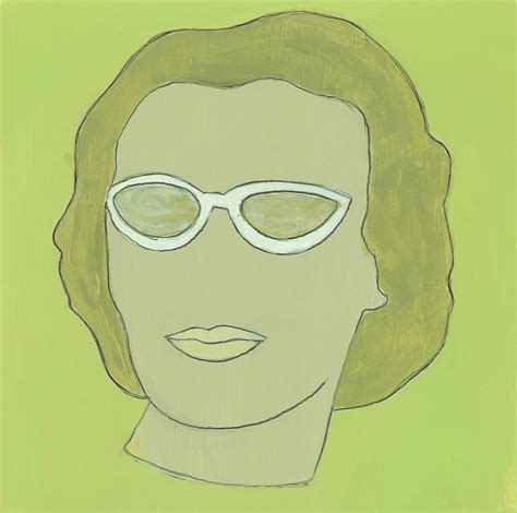 Portrait Of A Woman Wearing Sunglasses Drawing By Csa Images Fine Art America