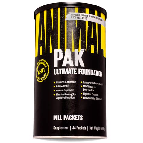 Universal Animal Pak 44 Packs Forta Si Performanta