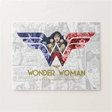 Wonder Woman Wonder Woman With Arms Crossed Emerging Out Of A Comic