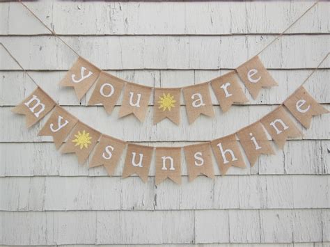 You Are My Sunshine Banner You Are My Sunshine Garland Etsy