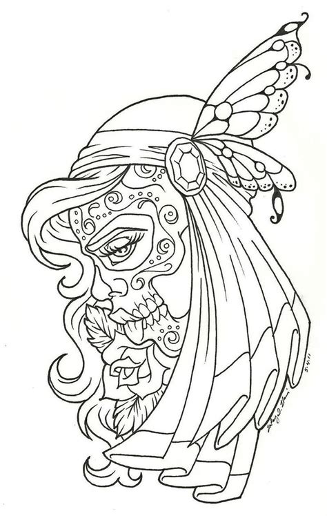 Search through 623,989 free printable colorings at getcolorings. sugar skull girl coloring pages - Google Search | coloring ...