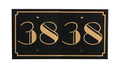 new Art Deco House numbers & name signs plates plaques Our arts and crafts prairie copper house numbers are sand cast from solid copper at a kansas city foundry that has been in operation since the 1920's with eco friendly minimum 95.