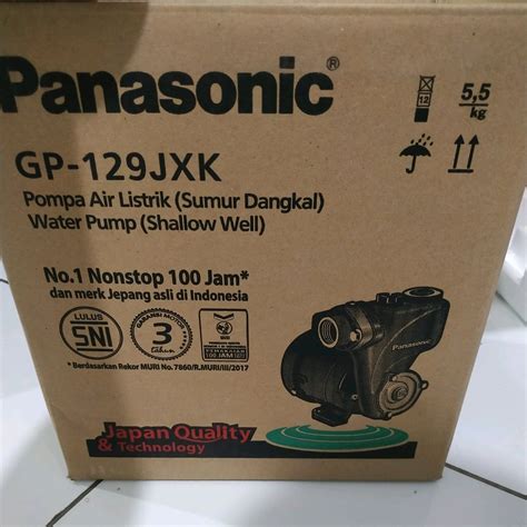 Harga pompa air gak selalu mahal kok! Jual pompa air panasonic gp129 125watt 9 meter di lapak ...