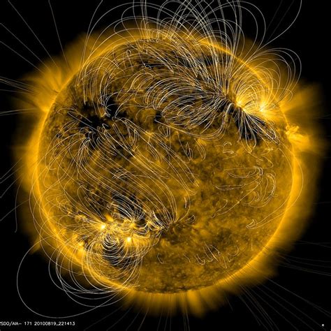 Map Of Magnetic Field Lines Of The Sun International Space Fellowship