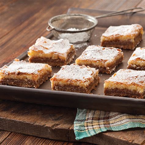 I knew it would be delicious as soon as i saw the picture in my paula deen holiday magazine. Gooey Butter Spice Cake Squares - Paula Deen Magazine