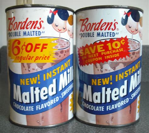 Vintage Bordens Malted Milk Cans Gregg Koenig Flickr