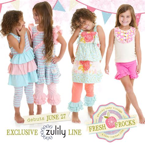 Fresh Frocks Debuts June 27th On Zulily Vintage Debut Vintage Baby