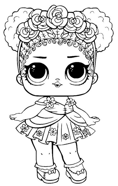 Lol Doll Coloring Pages Coloring Home